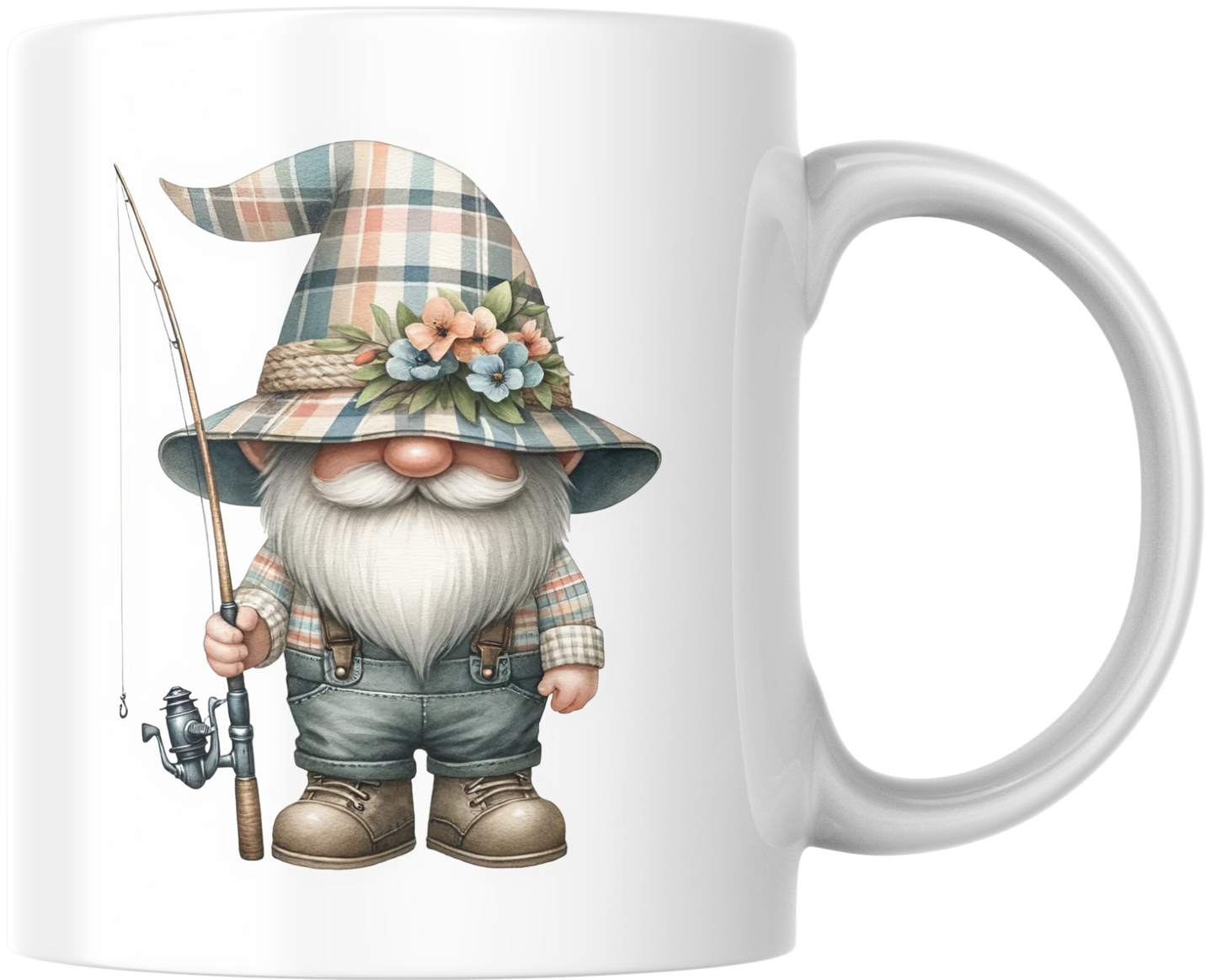 Gnome Angler Father's Day Mug