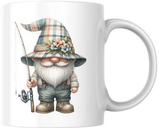 Gnome Angler Father's Day Mug