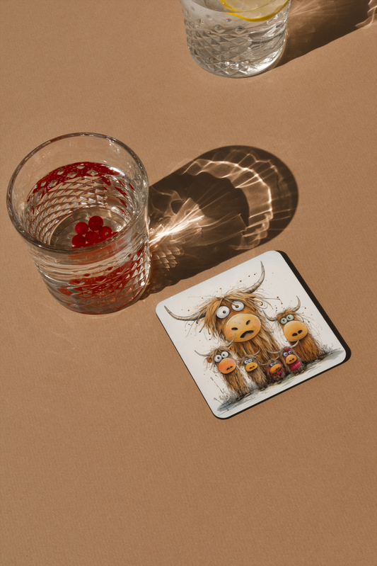 Cow-medy of Errors Coaster/ Coaster Set