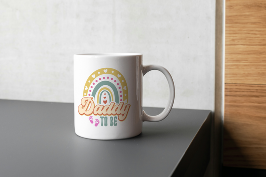 Daddy To Be Footprint Mug